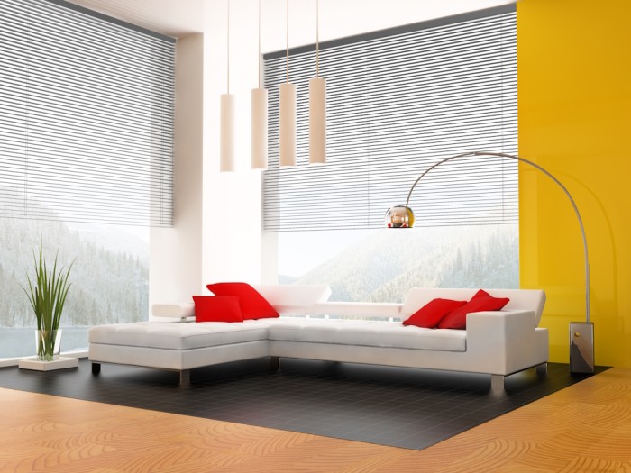 Locuinte cu jaluzele orizontale